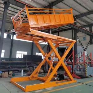 固定式液壓升降裝豬平臺